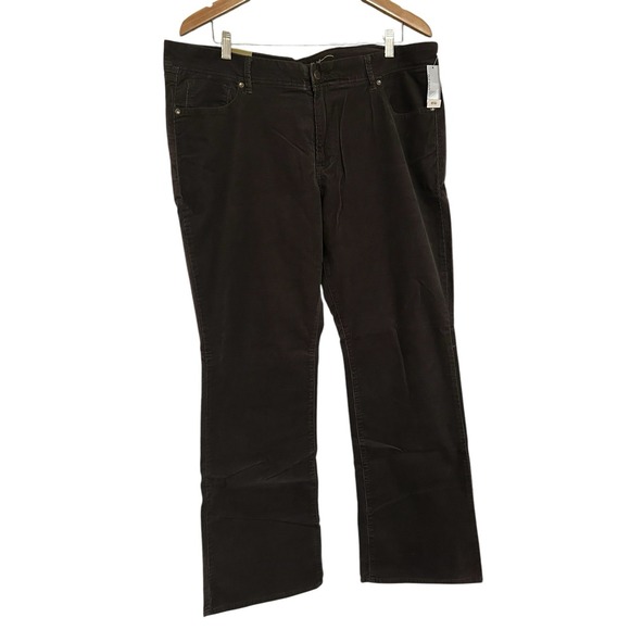 Old Navy Pants - Old Navy Brown Corduroy Woman's Pants Stretch, Sz 18 NWT (MSRP $29)‎